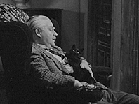 Nigel Bruce with Cat